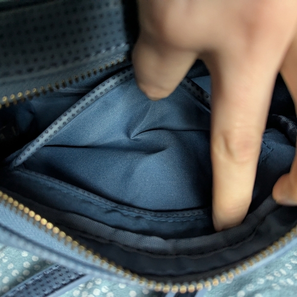 Nori Perforated Faux Suede Crossbody Purse from Anthropologie - Picture 12 of 15